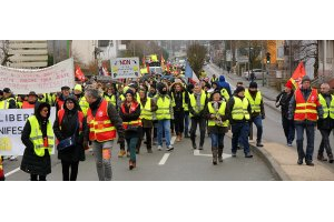 Gilets jaunes à Montbéliard - 12 janvier 2019