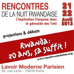Image:Implication française dans le génocide des Tutsi : Les Rencontres de La Nuit rwandaise