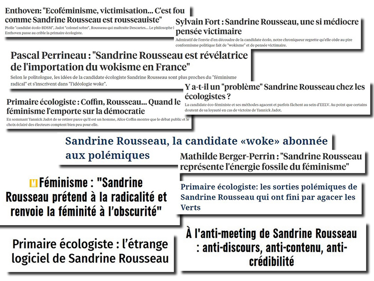 Montage « Rousseau dans les médias »