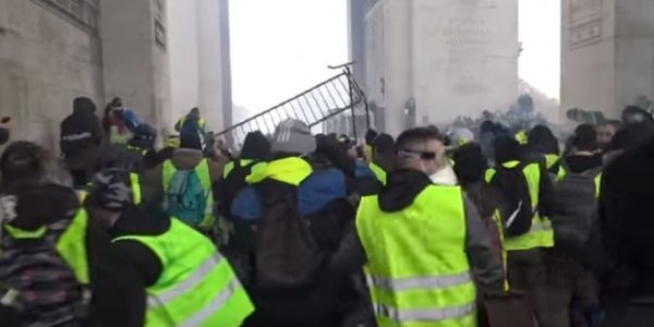 Image:« Gilets jaunes » sur Internet - 14/01/2019