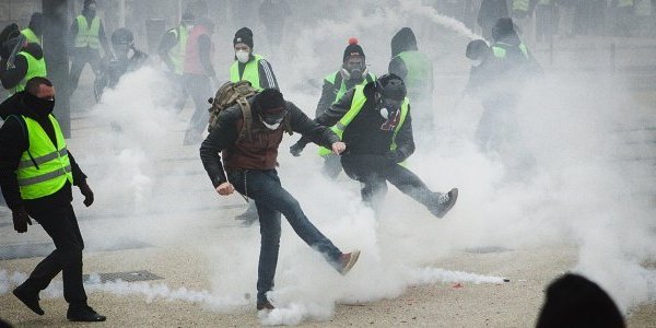 Image:« Gilets jaunes » sur Internet - 23/01/2019