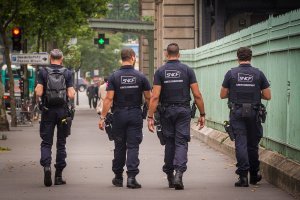 Agents de la police ferroviaire SNCF